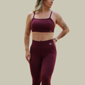 Conjunto Fitness  Fênix Gym - Bordô