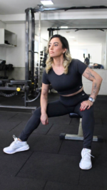 Conjunto Fitness Preto  Fênix Gym - Legging + Cropped - Imagem 2
