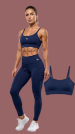 Conjunto Fitness Fênix Gym - Azul Marinho