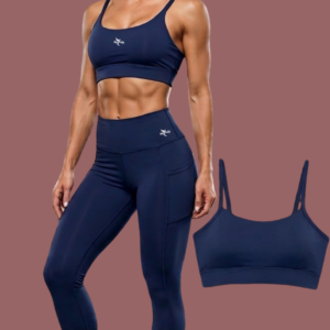 Conjunto Fitness Fênix Gym - Azul Marinho