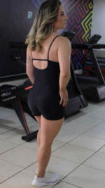 Macaquinho Fitness Wonder Fênix Gym – Black Shine - Imagem 3