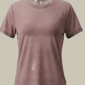 T-shirt em Tulle Fênix Gym - Rosa Blush