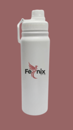 Garrafa Squeeze Térmica Fênix Gym – Branca (800 ml)