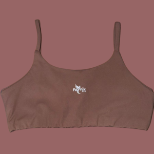 Top Fitness Alcinha Fênix Gym – Marron