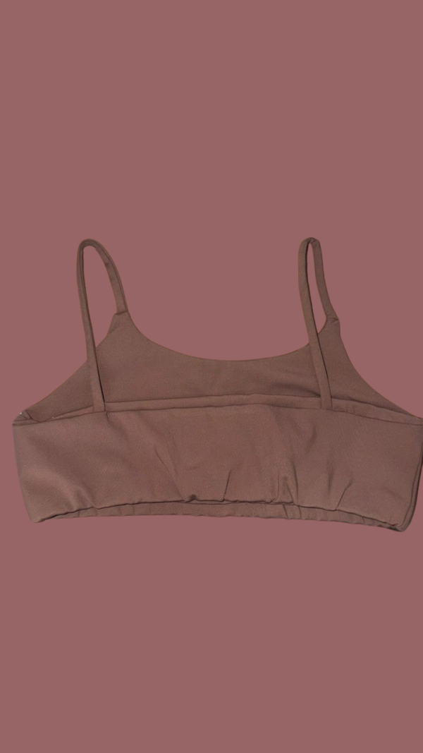 Top Fitness Alcinha Fênix Gym – Marron - Imagem 2