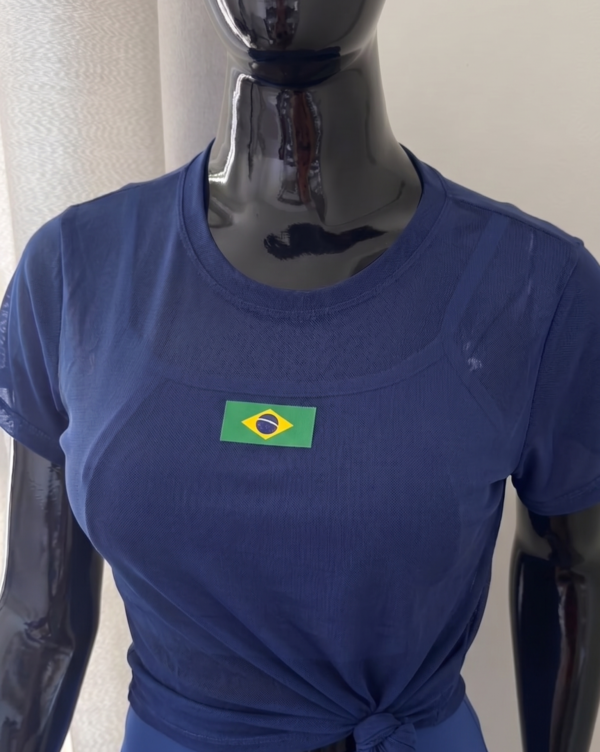 T-shirt Em Tulle Fênix Gym - Edição Especial Copa - Imagem 3