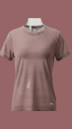 T-shirt em Tulle Fênix Gym - Rosa Blush