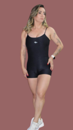 Macaquinho Fitness Wonder Fênix Gym – Black Shine