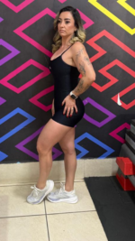 Macaquinho Fitness Wonder Fênix Gym – Black Shine - Imagem 2