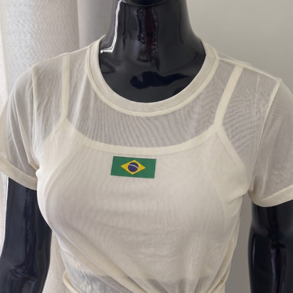T-shirt Em Tulle Fênix Gym - Edição Especial Copa - Imagem 2