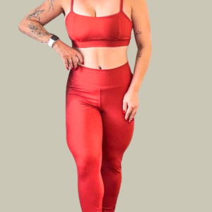 Conjunto Fitness Fênix Gym - Terra Cota