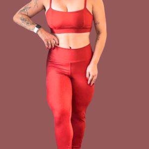Conjunto Fitness Fênix Gym - Terra Cota
