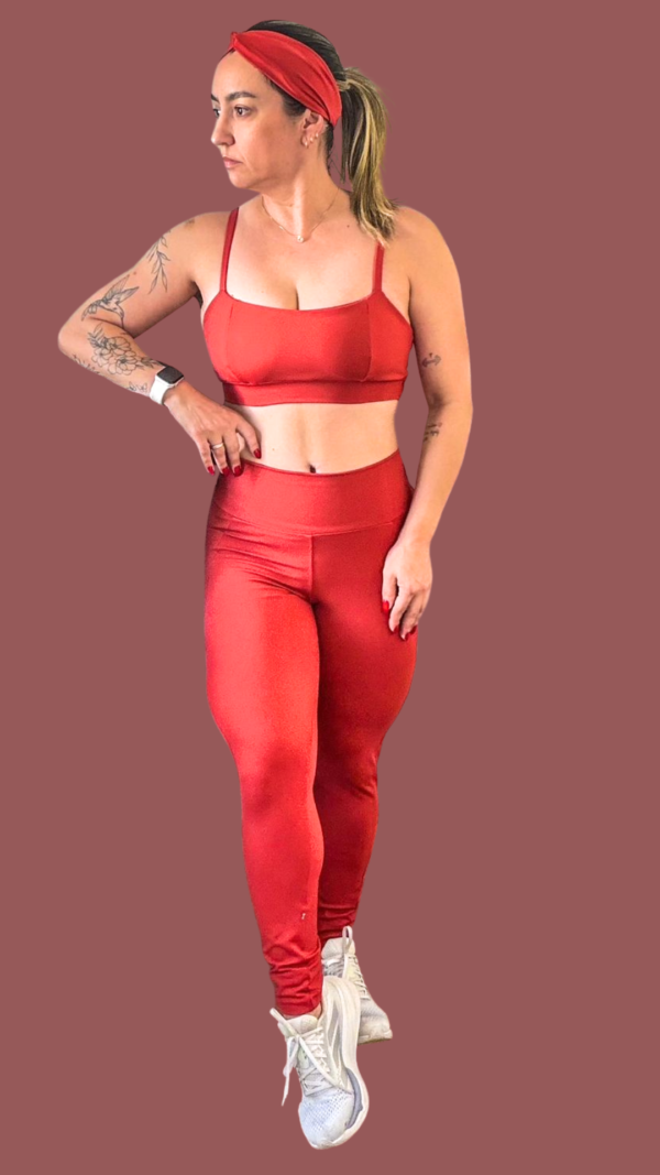 Conjunto Fitness Fênix Gym - Terra Cota - Imagem 1