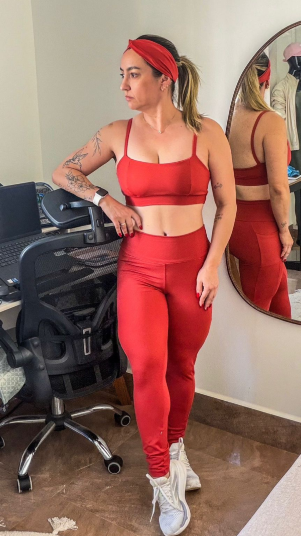 Conjunto Fitness Fênix Gym - Terra Cota - Imagem 2
