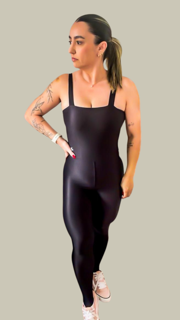 Macacão Fitness Wonder Preto - Imagem 1