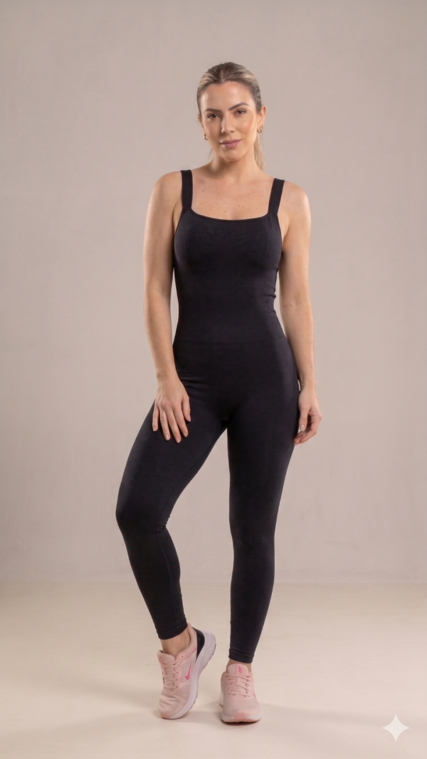 Macacão Fitness Wonder Preto - Imagem 3